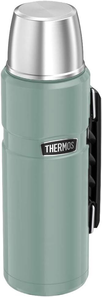 Thermos, Stainless King Duck Egg Travel Flask (1.2L), Premium Leak Proof Insulated Tea & Coffee Flask for Hot & Cold Drinks - Image 3