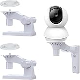 2 Pack Wall Mount Compatible with TP-Link Tapo C200/C210, Kasa EC70/ KC410S Indoor Pan/Tilt, Reolink E1/E1 Pro, Adjustable 18