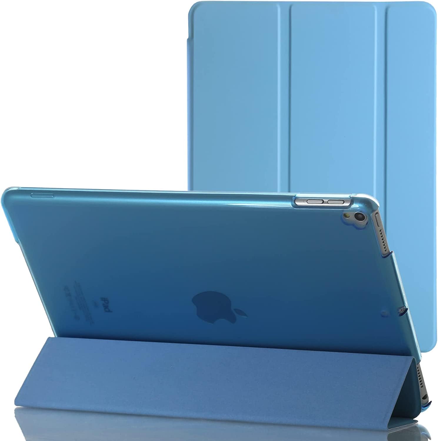 Smart Magnetic Case For New Apple iPad 10.2" (9th Generation 2021) (8th Generation 2020), (7th Generation 2019) Ultra Slim Magnetic Cover (Aqua)