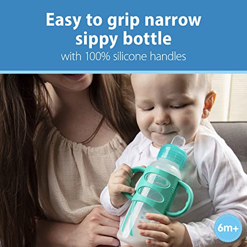 Dr. Brown’s® Milestones™ Narrow Sippy Bottle with 100 Silicone Handles