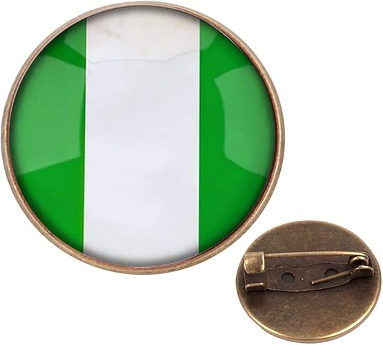Amazon Co Jp ピンバック ボタン バッジ ピン 連邦 ナイジェリア 国旗 ラペルピン ブローチ クリップ トレンディ アクセサリー ジャケット Tシャツ バッグ 帽子 シューズ ジュエリー