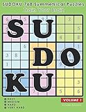SUDOKU 768 Symmetrical Puzzles: Train Your Brain (Sudoku Train Your Brain) (Volume 1) by Nitin Mistry