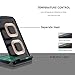 LANIAKEA Galaxy S8 Fast Wireless Charger Qi Charging Station, 2 Coils Qi Quick Wireless Charging Stand for Qi Enabled Phones Galaxy S8/S8 Plus/S7/ S7 Edge/Galaxy S6 Edge Plus/Galaxy Note 5, Nexus 6 5