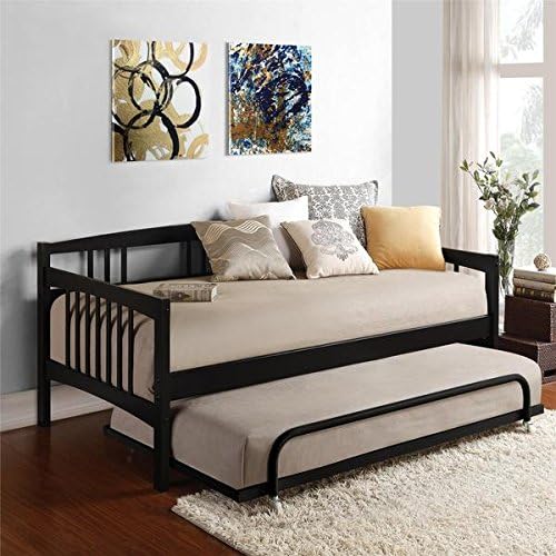 Avenue Greene Solid Wood Kayden Black Twin Daybed, Black Finish
