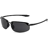 JULI Sports Sunglasses for Men Women Tr90 Rimless Frame for Running Fishing Baseball Driving MJ8001