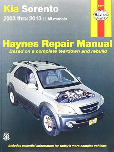 Haynes Repair Manuals Kia Sorento 2003-2013 (54077)