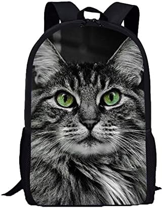 JOYfind Black Cat Boys School Bag Children School Backpack Bags Kids Bookbag w2949