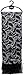 Marino Mens Double Layer Satin Silk Scarf, Extra Soft, and Sleek Fashion Wrap Accessory with Designer Print -Black/White Paisley Design