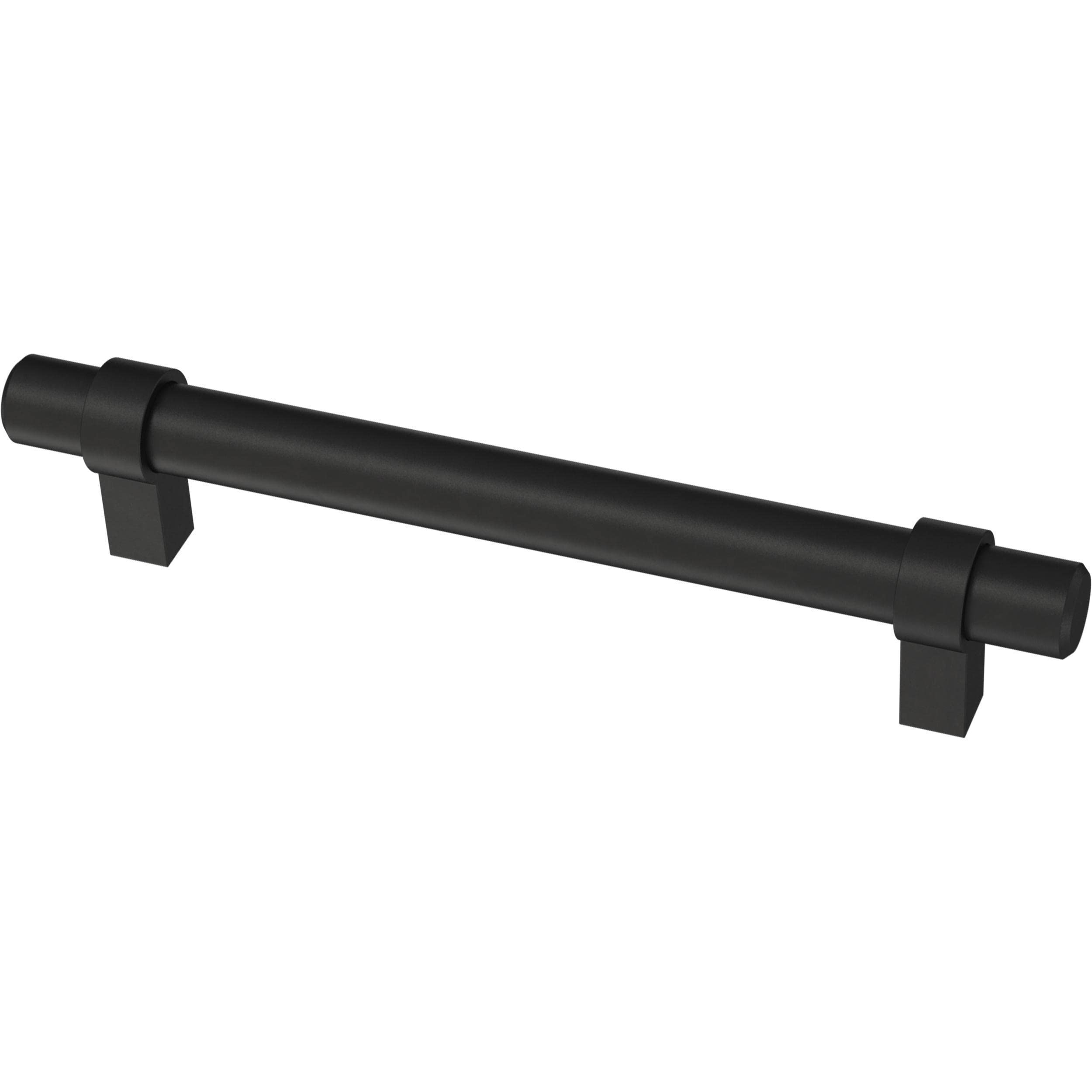 Photo 1 of Franklin Brass Simple Wrapped Bar (10-Pack) Cabinet Handles 5-1/16" Hole Center Pulls | Matte Black Hardware Kitchen Door, Drawers, Dressers, Furniture P46651K-FB-B