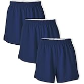 Soffe Girls Authentic Cheer Shorts, 2.75" Inseam, Multipack