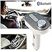 Bluetooth FM Transmitter, SUFUM In-Car Wireless Adapter with USB Charger for Mp3/Mp4 Players Smartphone, Music Control and Hands-free Call Car Kit Bluetooth FM Transmitter