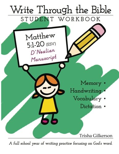 Write Through the Bible: Matthew 5:1 - 20 ESV Manuscript