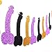 Bachelorette Party Decorations and Supplies-Penis Banner Glitter Foam Letters for Bridal Showers,Hen Party Favors,Girl Night Out Décor-Hang Bunting Funny Gag Gift Photo Props Gold Garland