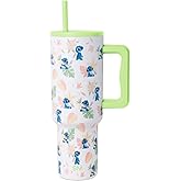 Simple Modern Disney 40 oz Tumbler with Handle and Straw Lid | Insulated Stainless Steel Water Bottle Travel Mug | Gifts for Women Men | Trek Collection | 40oz | Stitch Paradise