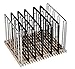 EVERIE Weight-Added Sous Vide Rack Divider for Sous Vide Even Heating, 5 Count Plastic Dividers and 2 Stainless Steel Sous Vide Weights, Black