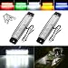 Shangyuan LED Interior Boat Lights, Utility Slim Strip Bar Light Fit Courtesy Lighting Cockpit Lights Navigation Light White (Pack of 2)
