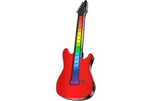 SHZONS Air Freshener for Car, Car Outlet Fragrance Diffuser With Atmosphere Light, Small Guitar Shape Automotive Air Freshene