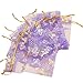 100pcs Butterfly Organza Drawstring Pouches Jewelry Party Wedding Favor Gift Bags 3.5