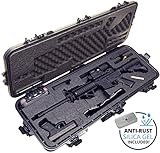 Case Club Pre-Cut AR15 Waterproof Rifle Case with Silica Gel & Accessory Box