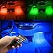 GD-Lighting 4pcs Multi-Color 7 Color LED Interior Underdash Lighting Kit, With Sound Active Function and Wireless Remote Control