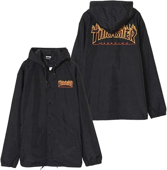 Amazon スラッシャー コーチジャケット フードジャケット メンズ レディース Thrasher コート ジャケット 通販