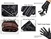 Iuway Womens Touchscreen Texting Gloves Driving Winter Warm Leather Gloves