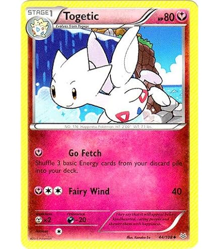 Amazon.com: Pokemon - Togetic 137/214 - Unbroken Bond - Fairy - Rare
