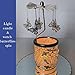 Butterfly Candle Holder - Silver Metal Rotating Spinning Butterflies with Flowers and Bees - Spinning Swedish Design - Measures 6.25