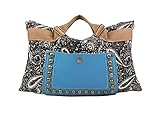 Women Ladies Satchel Canvas Tote Messenger Leather Purse Shoulder Bag Handbag