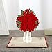3D Pop Up Handmade Cards Creative Greeting Cards Paper craft (Red Roses)