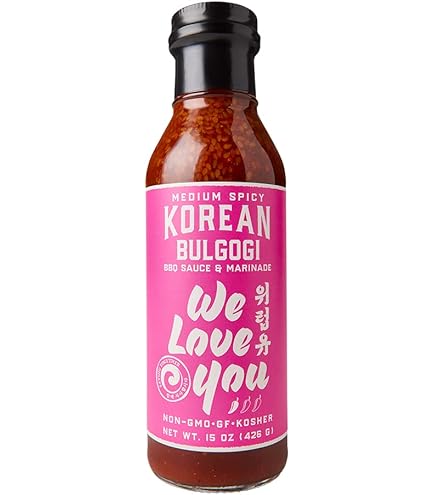 Amazon.com : Bulgogi Sauce Kalbi Marinade Original Korean BBQ We Rub You 15  oz (Pack of 1) : Grocery & Gourmet Food