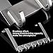 Over The Door Hanger Hook, Stainless Steel Heavy Duty Organizer Hooks Hanger, 6 Hooks Rack for Heavy Coat, Big Bags, Towel, Robe