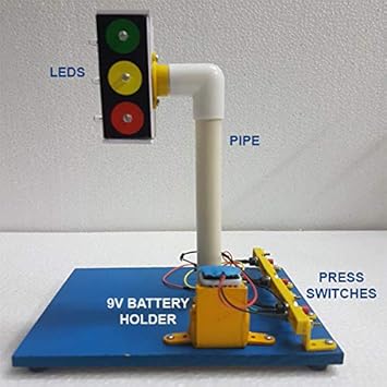 HiTech DIY Traffic Light for Science Project