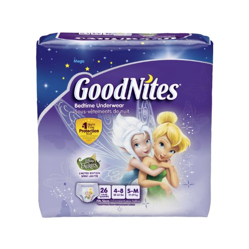 GoodNites Girls Underwear Small/Medium, Girl, 26 Count (Pack of 3), Packaging May Vary