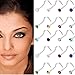 Hosaire 30pcs/set Stainless Steel Nose Ring Nose Stud Body Piercing Jewelry