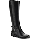 Style & Co. Womens MaliaWC Faux Leather Mid-Calf Boots Black 6 Medium (B,M)