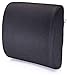 MemorySoft Premium Memory Foam Lumbar Support Pillow Ergonomic Back Cushion to Help Back Pain