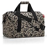 reisenthel Allrounder L Large Weekender Bag, Versatile 6-Pocket Padded Duffel, Baroque Taupe