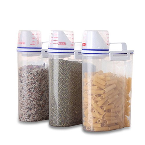QOJA kitchen food cereal grain bean rice hand with measuring cup