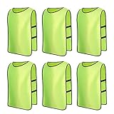 Senston Adult Training Vests Sports Pinnies For Football/soccer Team.Set of 6
