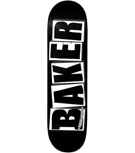 BAKER BRAND LOGO WHITE 7.56インチ Amazon.com : Baker Brand Logo 7.56 Red/White Skateboard Deck