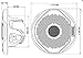 Fusion MS-FR4021 Marine 2-Way Full Range Speakers, 120W, Pair