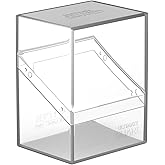 Ultimate Guard Boulder 80+ Classic, Deck Case for 80 Double-Sleeved TCG Cards, Clear, Secure &amp; Durable Storage for Trading Card Games