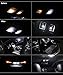 LED light part for Toyota Tundra Xenon White LED Package Upgrade - Interior + License plate/Tag + Vanity/Sun Visor + Reverse/Backup (19 pieces)