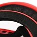 TMS Youth Kids Red Flame Dirt Bike ATV Motocross Helmet with Goggles and Gloves (Large)