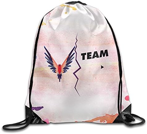 Drawstring Bag Logang Travel Sports Daypack Portable Backpack