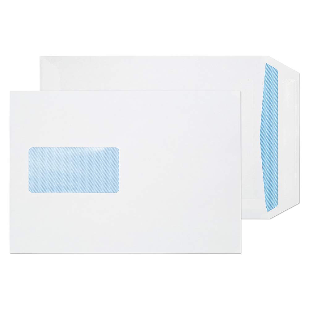 Blake Purely Everyday C5 229 x 162 mm 85gsm Self Seal Window Pocket Envelopes (FL3084) White - Pack of 500 — image 1