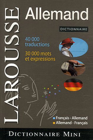 Mini dictionnaire français-allemand, allemand-français