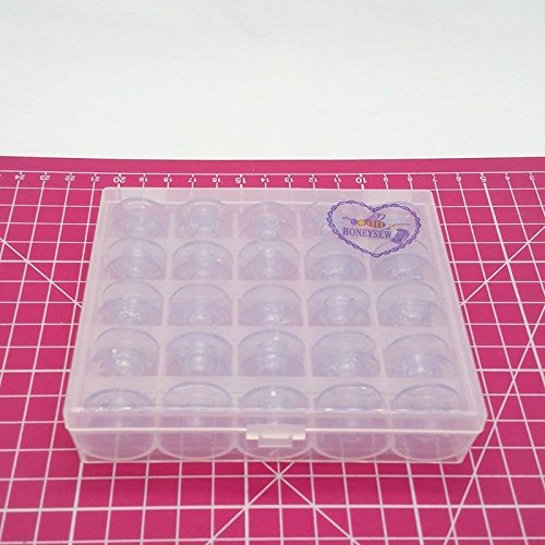 HONEYSEW 25 Bobbins In Box For FOR PFAFF EXPRESSION AND CREATIVE ,PERFORMANCE SEWING MACHINES