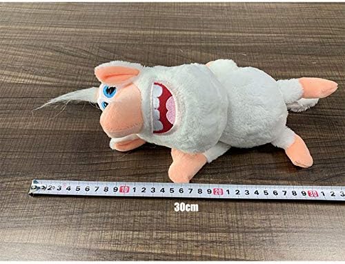 Edumarket241 Soft Plush Toys for Babies 3 Size Russia Cartoon White Pig Booba Buba Plush Toys Stuffed Doll Toy Birthday for Kids Children-White Pig 30cm